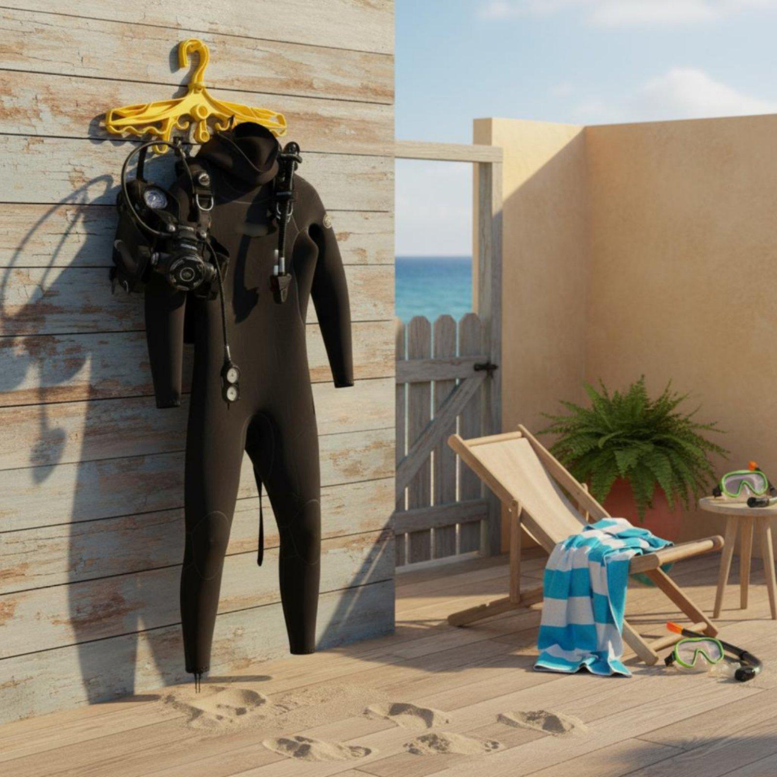 Plastic Diving Hanger with Eig - Aquatic Sports Scuba review and price