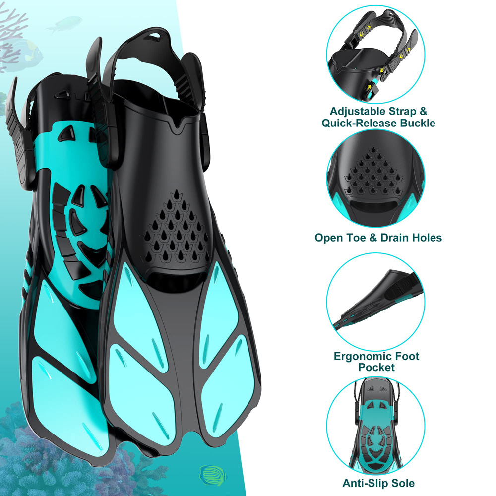 Mask Fins Snorkel Set, Snorkel - Freediving Mask Set review and price